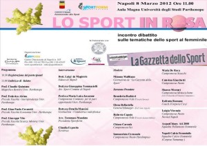 Sport in Rosa. Road Tv Italia con l'eccellenza dello sport napoletano al femminile