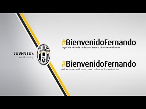 Un gobbo napoletano: streaming presentazione di Fernando Llorente alla Juve (VIDEO)