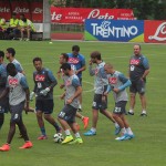 FOTOGALLERY Allenamento pomeridiano Napoli