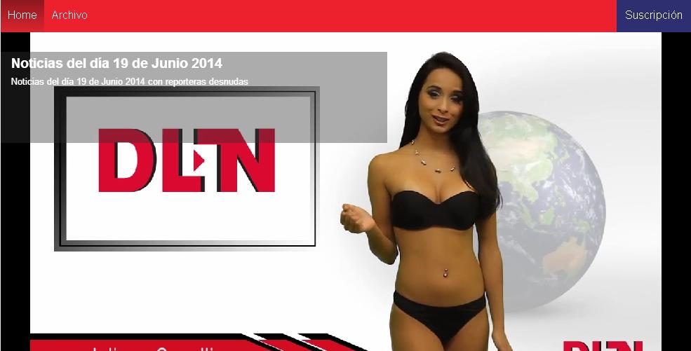 giornaliste nude