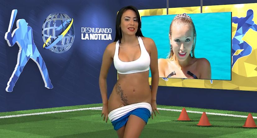giornaliste nude
