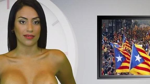 giornaliste nude
