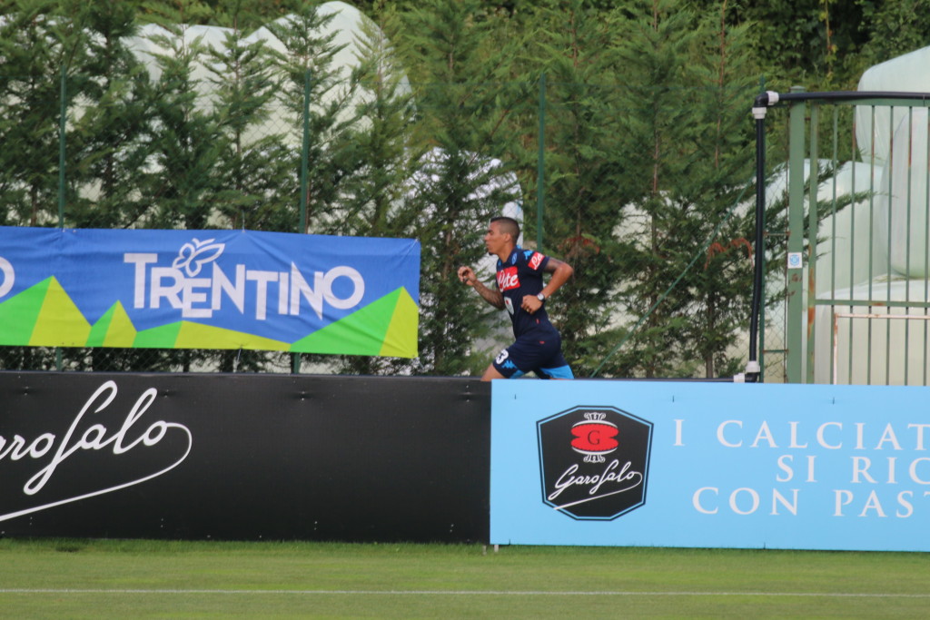 Primo allenamento di Allan in maglia azzurra