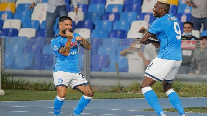 Napoli-Cagliari 2-0, Osimhen e Insigne per la vetta