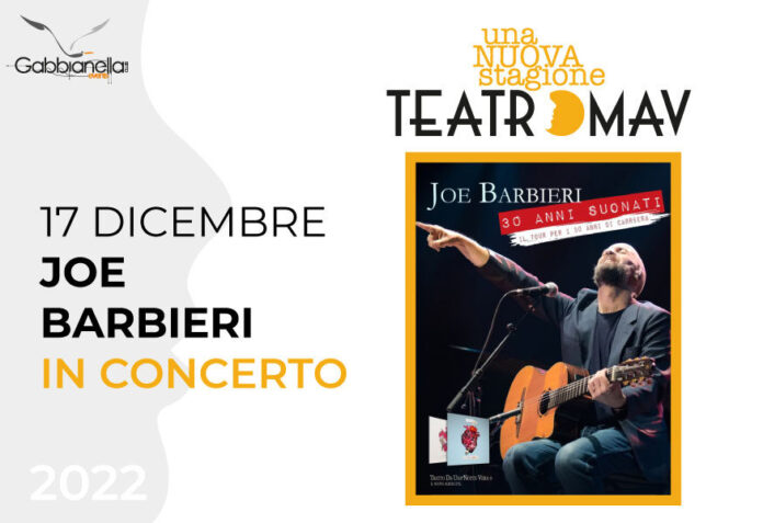 Joe Barbieri in concerto al teatro Mav di Ercolano