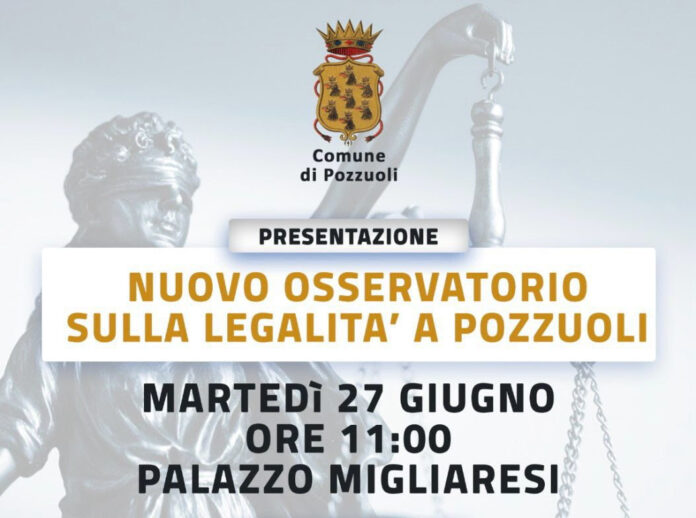 Pozzuoli, nasce il “Nuovo Osservatorio sulla Legalità”