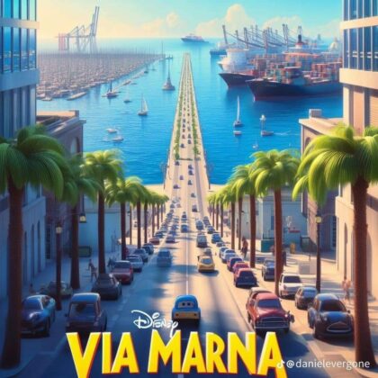 Napoli come un set Pixar: i quartieri ricostruiti dall'IA (FOTO)