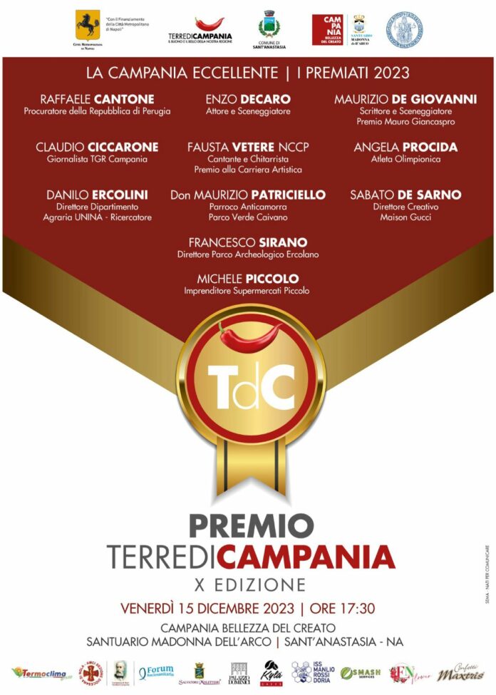 Premio Terre di Campania: 10 anni di riconoscimenti eccellenti