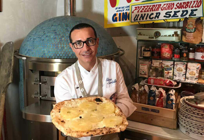 Gino Sorbillo lancia la pizza all'ananas nel suo menù