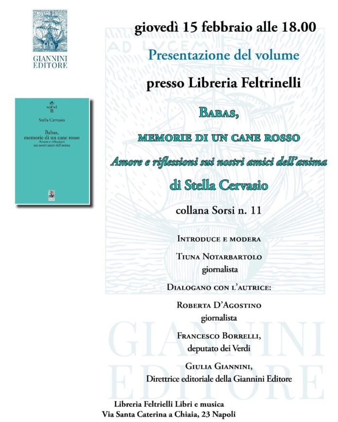 La storia di Babas alla Feltrinelli di Napoli, Stella Cervasio presenta il suo ultimo libro