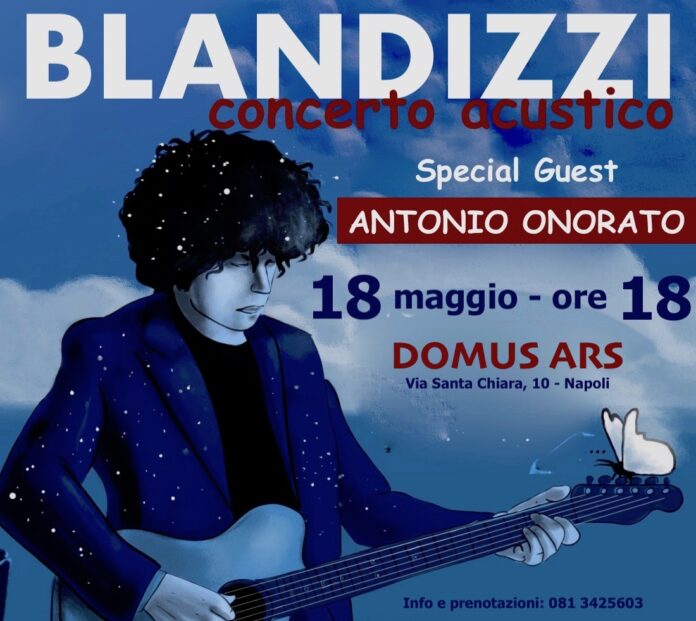 Lino Blandizzi in concerto, il tour al via sabato 18 maggio alla Domus Ars