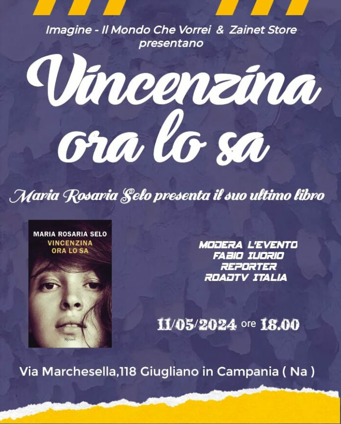 Maria Rosaria Selo presenta “Vincenzina ora lo sa” presso lo Zainet Store di Giugliano