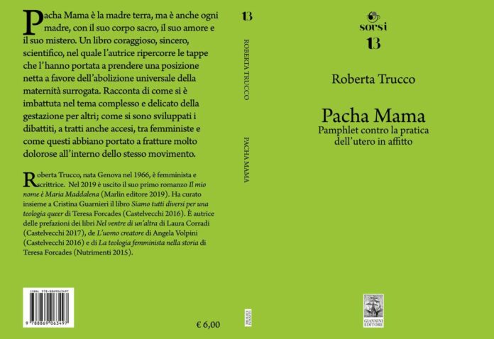 Ritorna in libreria l’attivista ligure Roberta Trucco con il libro “Pacha Mama”