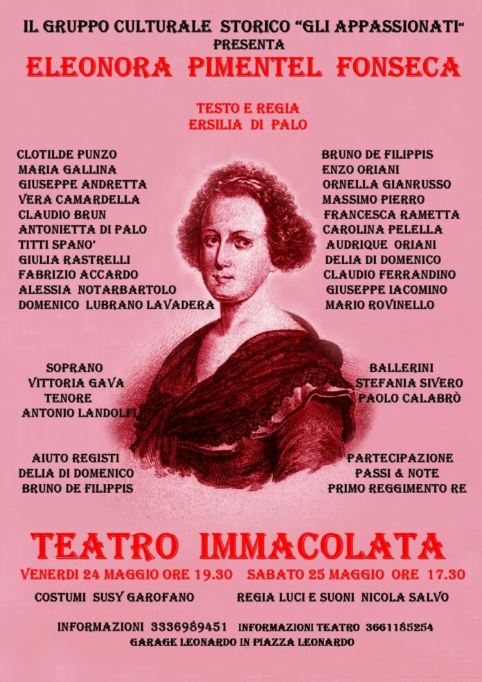 Maggio dei monumenti, 24 e 25 maggio in scena spettacolo dedicato a Eleonora Pimentel Fonseca