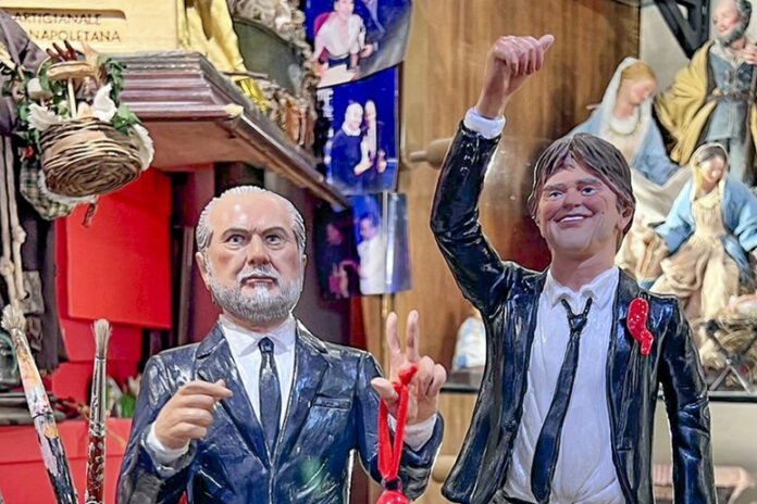 Conte, in attesa della firma col Napoli arriva la statuina sul presepe a San Gregorio Armeno