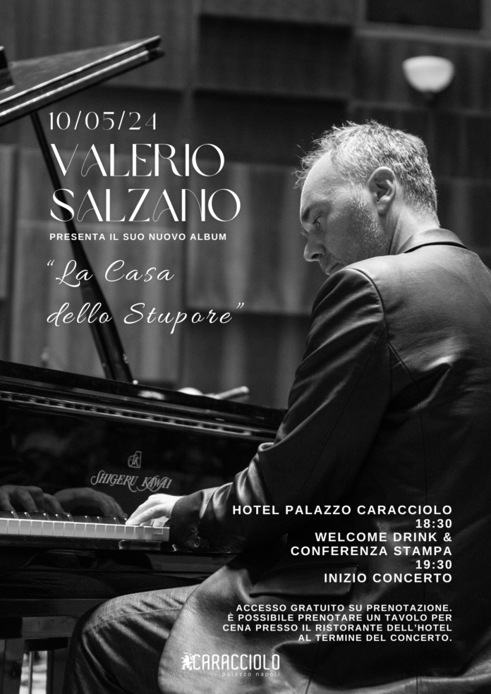 "La casa dello stupore", il 10 maggio Valerio Salzano presenta il suo nuovo album