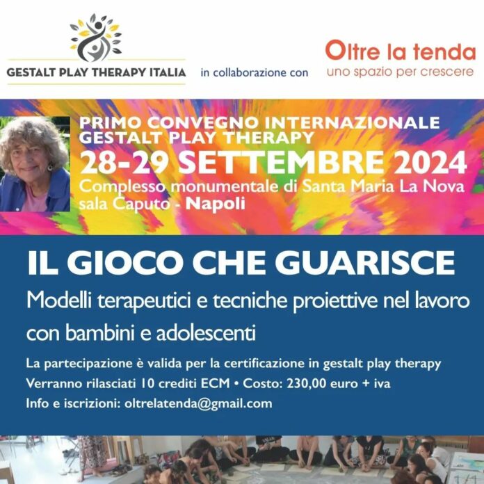 Primo Convegno internazionale di Gestalt Play Therapy: a Napoli 28-29 settembre 2024