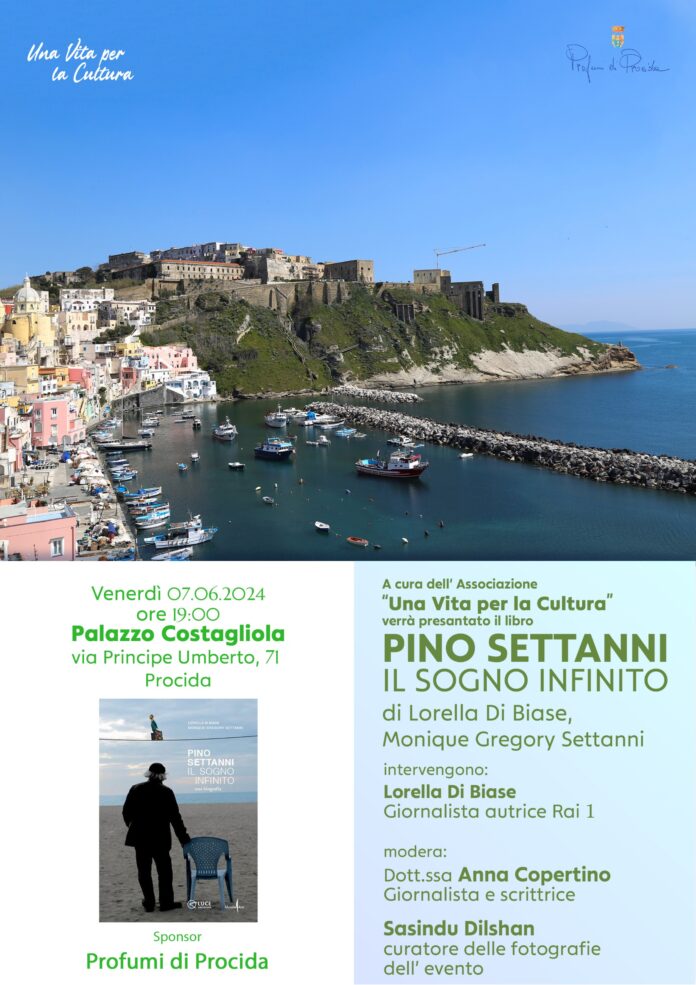 Una Vita per la Cultura, il 7 giugno a Procida presentazione di "Pino Settanni. Il sogno infinito"