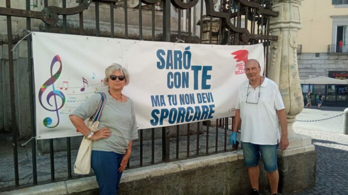 Angeli del Bello - Napoli, ripulita la Guglia dell'Immacolata in Piazza del Gesù