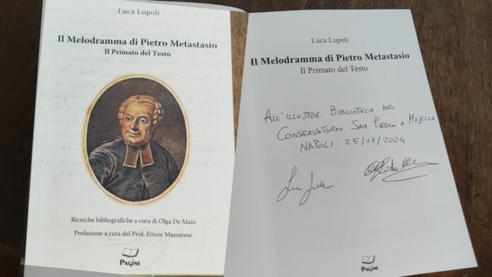 Il Melodramma di Metastasio accolto tra le sale di Saverio Mattei