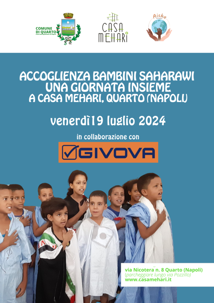 Il bene confiscato Casa Mehari accoglie i bambini Saharawi