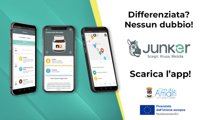 Un App per la raccolta differenziata ad Amalfi