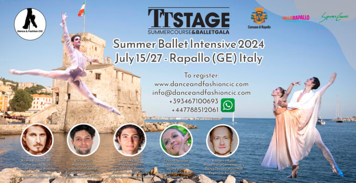 Da oggi Rapallo è capitale della danza con il TTStage