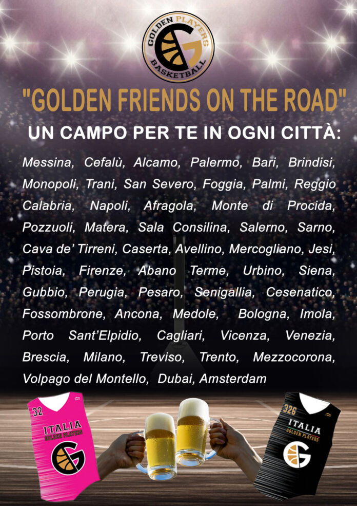 Golden Friends on the road, un campo in ogni città