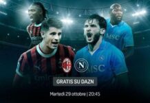 Milan-Napoli gratis su Dazn: come fare per vedere il match in chiaro