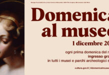 Torna #domenicalmuseo: il primo dicembre ingresso gratuito nei musei e nei parchi archeologici statali