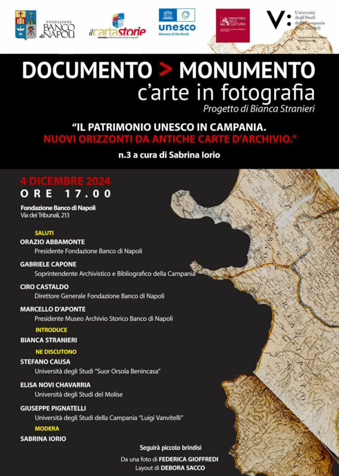 Fondazione Banco Napoli: Documento > Monumento. C’arte in fotografia volume 3 sul patrimonio UNESCO in Campania