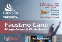 "Faustino Cané. Il napoletano di Rio de Janeiro": presentazione al Circolo Nautico Posillipo il 18 novembre