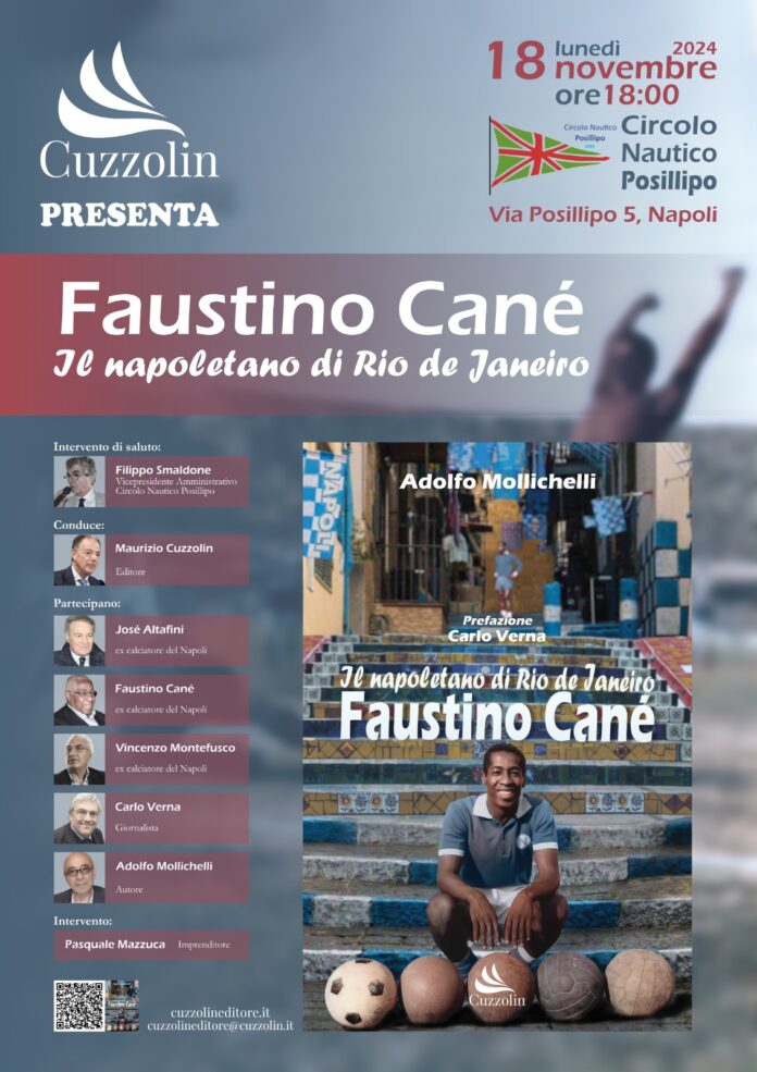 "Faustino Cané. Il napoletano di Rio de Janeiro": presentazione al Circolo Nautico Posillipo il 18 novembre