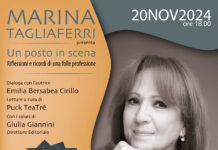 Marina Tagliaferri presenta il suo libro “Un posto in scena” ad Avellino