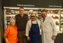 I piatti preparati con spesa consapevole e carne sostenibile da Trippicella e chef D’Agostino sono serviti