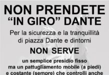 Mancanza di sicurezza Piazza Dante e Port'Alba, vetrine a mezz'asta per protesta giovedì 28 novembre