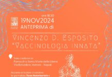 “Vaccinologia innata”, anteprima nazionale della presentazione dell’ultimo libro di Vincenzo D.Esposito