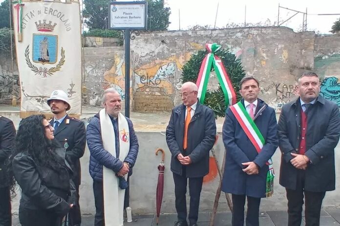 Ercolano ricorda Salvatore Barbaro, vittima innocente della camorra