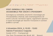 Stati generali del cinema accessibile, il 4 dicembre a Napoli