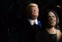 Sul presepe a Napoli l'ultimo faccia a faccia Harris-Trump