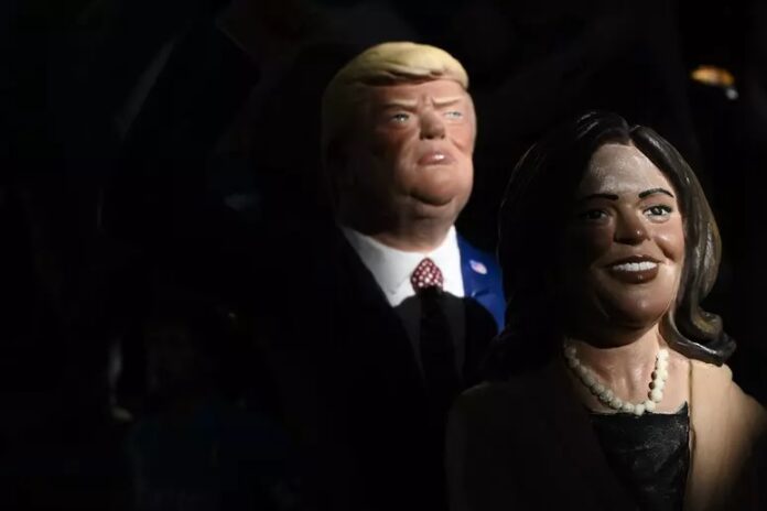 Sul presepe a Napoli l'ultimo faccia a faccia Harris-Trump