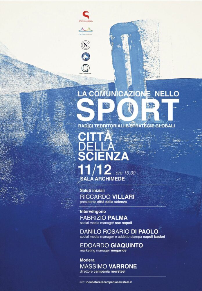 La Comunicazione nello sport, incontro a Città della Scienza