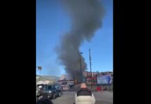 Boato e blackout a Fuorigrotta: in fiamme cabina elettrica (VIDEO)