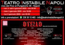 Al Teatro Instabile Napoli dal 3 al 6 gennaio “Otello” di Shakespeare