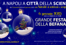 Città della Scienza celebra scienza e tradizione con tre giorni di eventi interattivi: il weekend del 4 e 5 gennaio e la grande festa della Befana del 6 gennaio