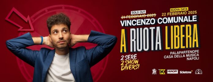 Vincenzo Comunale: per lo stand-up comedian nuovo spettacolo che debutta a Napoli, con doppia data già da record, e un tour nazionale