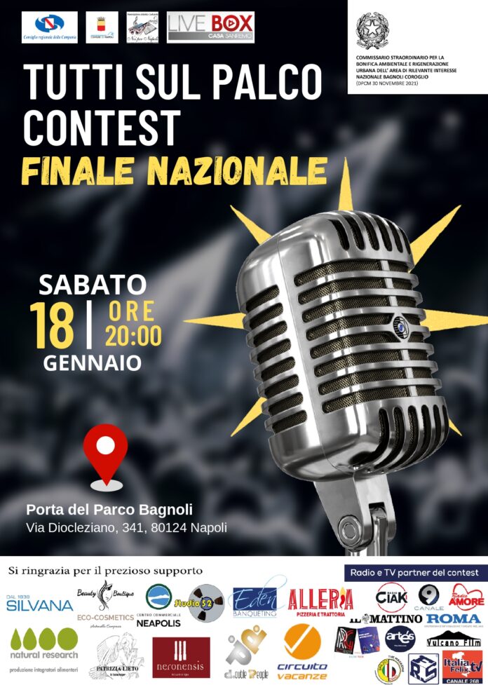 Al via la Finalissima del Contest “Tutti sul Palco – Casa Sanremo Live Box 2025” all’Auditorium Porta Parco di Bagnoli