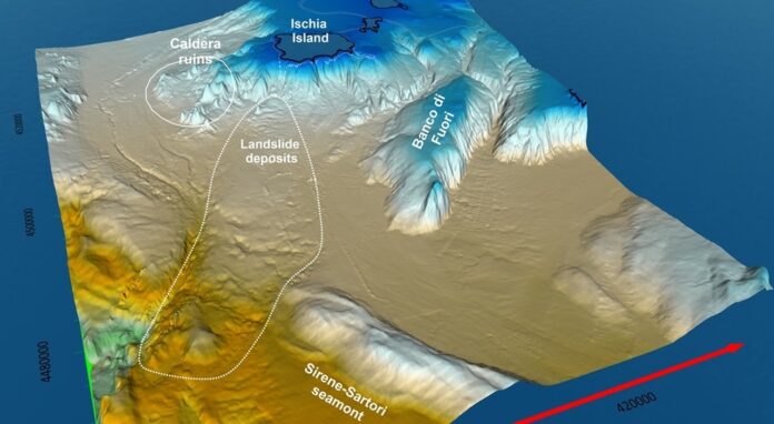 Scoperto un antico vulcano sommerso al largo dei Campi Flegrei