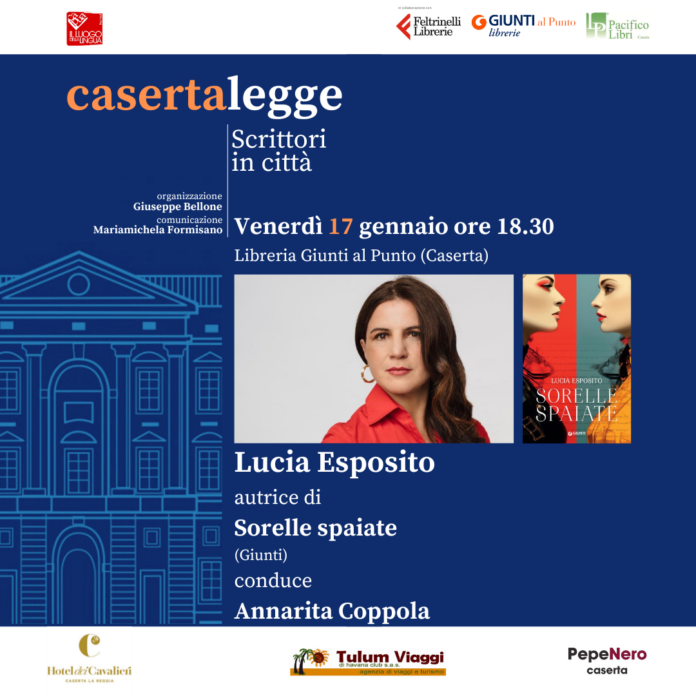 La scrittrice Lucia Esposito e il suo “Sorelle spaiate” per CASERTALEGGE – Scrittori in città