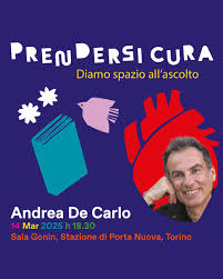 'Prendersi cura', Andrea De Carlo protagonista con il nuovo libro "La geografia del danno"